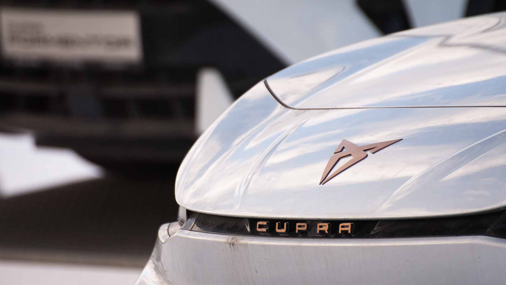 White Cupra Bonnet