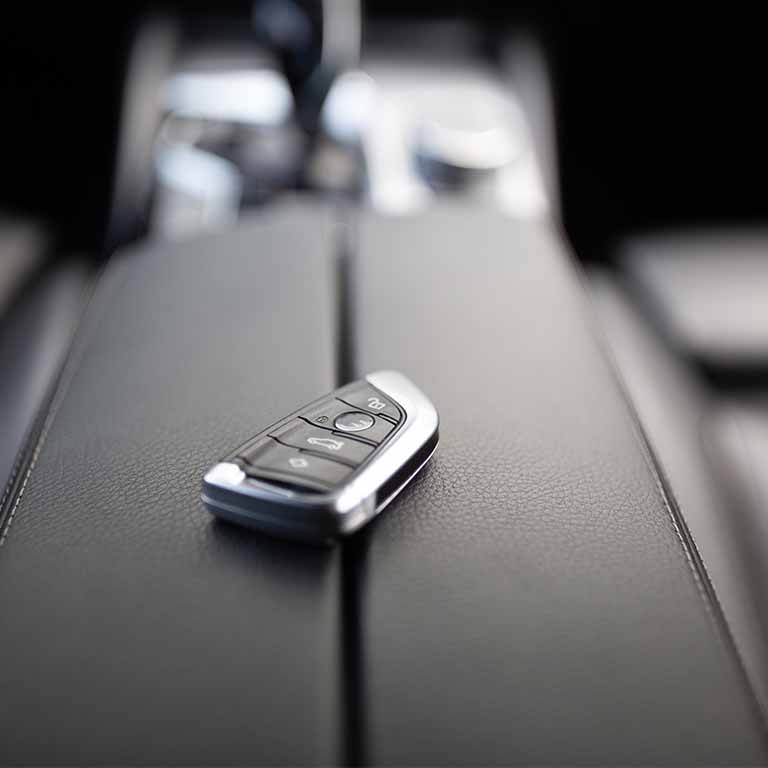 Car Key On Console