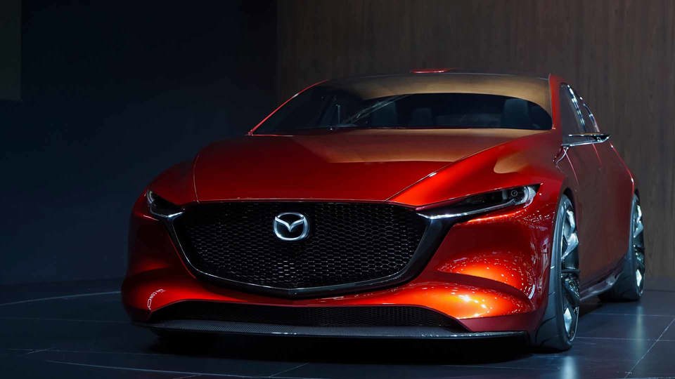 Red Mazda Showroom