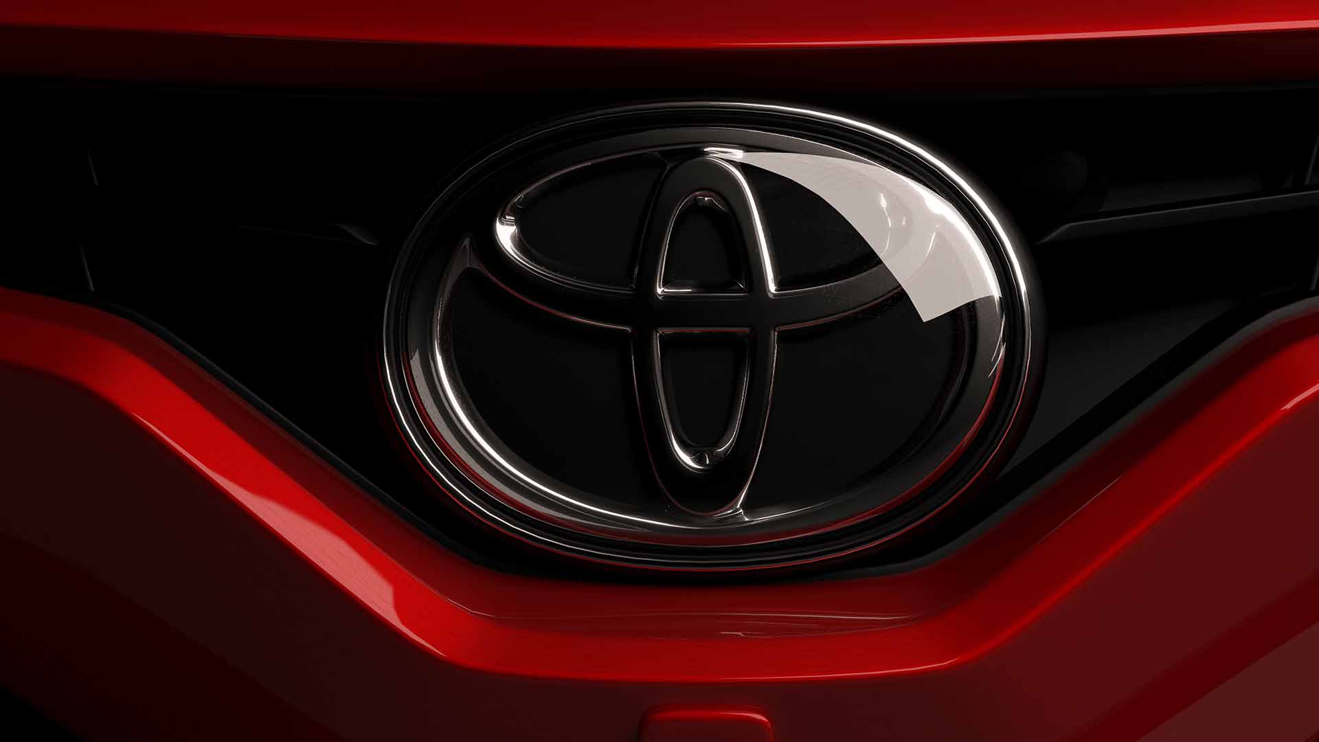 Toyota Badge Red